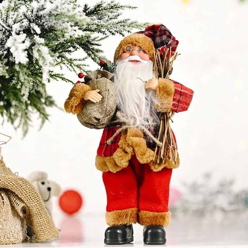 Santa Claus Plush Doll - Soft & Cheerful Holiday Decoration 6