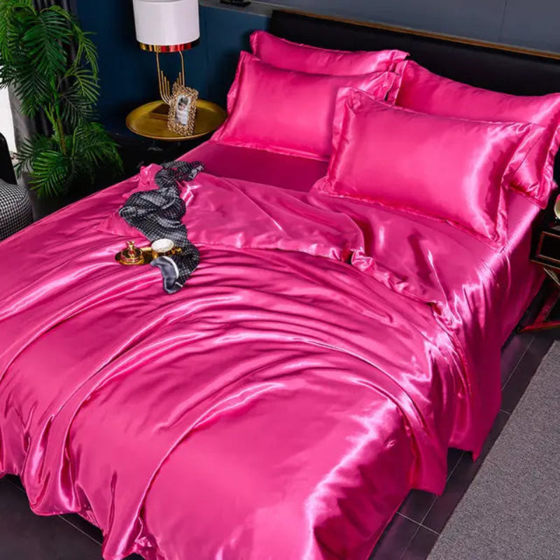 Satin Duvet Cover Set with Pillowcases – Soft and Durable King Size Duvet Cover in Multiple Colors 4
