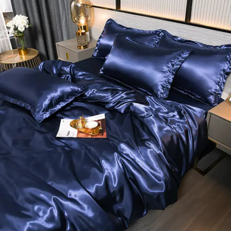 Satin Duvet Cover Set with Pillowcases – Soft and Durable King Size Duvet Cover in Multiple Colors 6