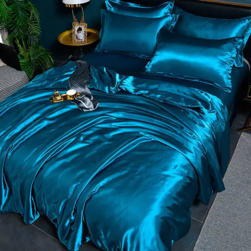 Satin Duvet Cover Set with Pillowcases – Soft and Durable King Size Duvet Cover in Multiple Colors 8