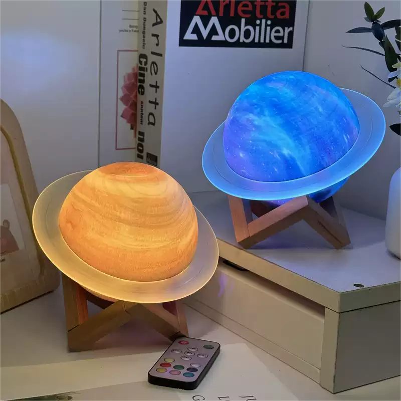 Saturn Lamp - Ambient Light & Bluetooth Speaker for Cozy Spaces 3