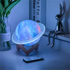 Saturn Lamp - Ambient Light & Bluetooth Speaker for Cozy Spaces 4