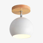Scandinavian Ceiling Light - Adjustable Wood Cover for Versatile Illumination 0