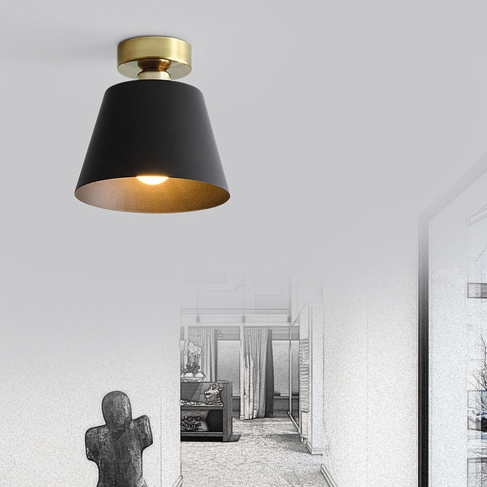 Scandinavian Ceiling Light - Minimalist Iron Shade for Modern Spaces 0