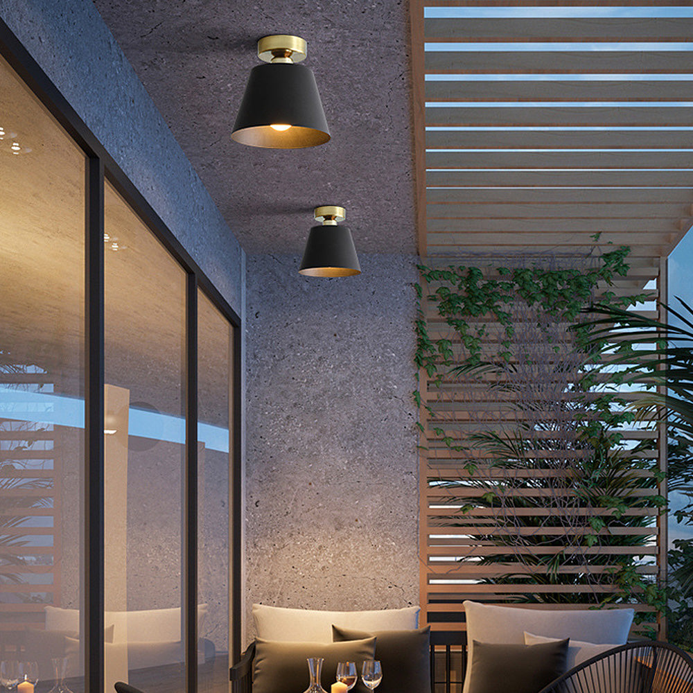 Scandinavian Ceiling Light - Minimalist Iron Shade for Modern Spaces 7