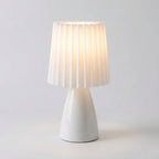 Scandinavian Ceramic Table Lamp - Compact Design for Bedside & Desk 0
