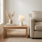 Scandinavian Ceramic Table Lamp - Compact Design for Bedside & Desk 2