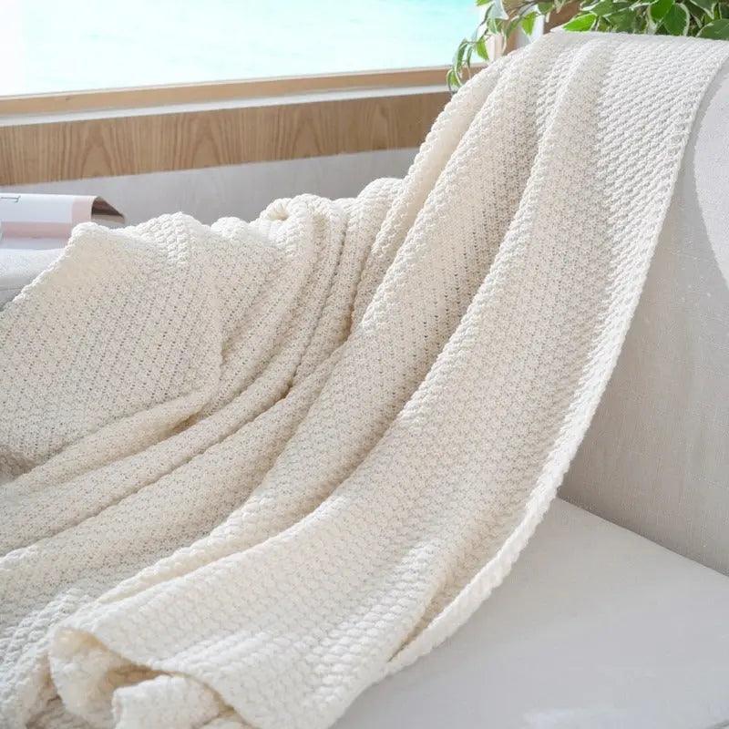 Scandinavian Knitted Blanket - Soft, Warm, Cozy Home Comfort 3