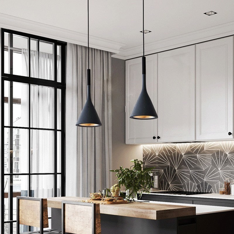Scandinavian Modern Ceiling Lamp - Adjustable Aluminium Pendant Light Fixture 3