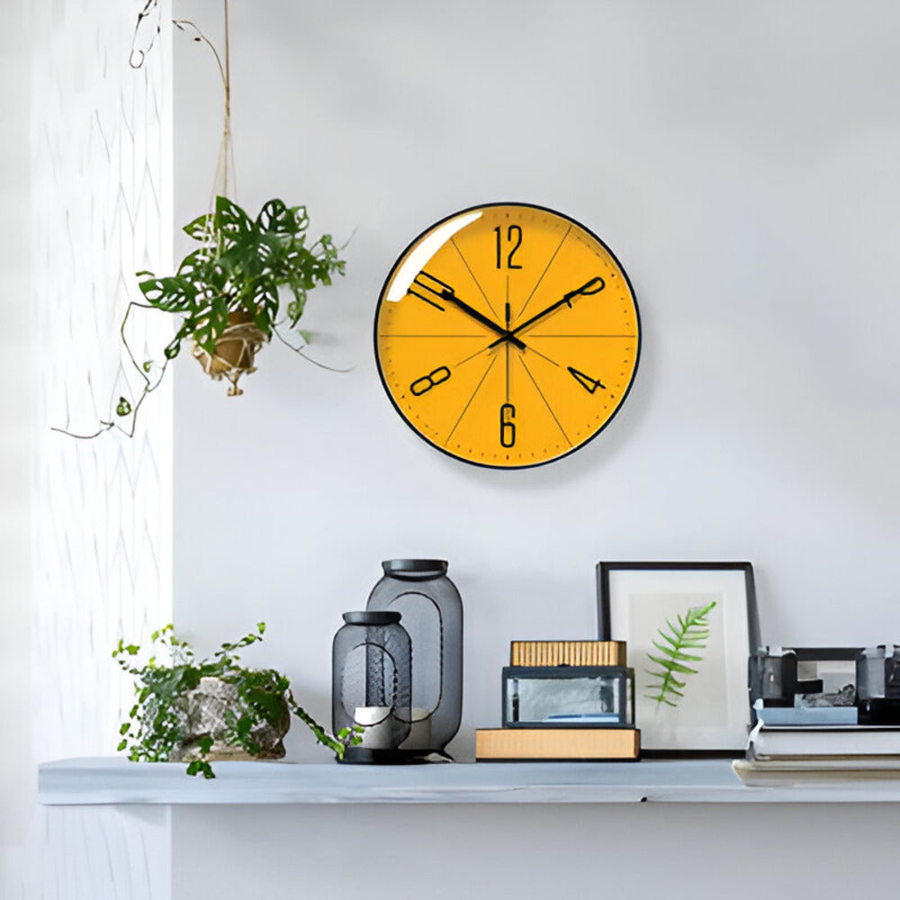 Scandinavian Modern Wall Clock with Silent Movement – Minimalist Wall Clock Decor for Home and Office 3