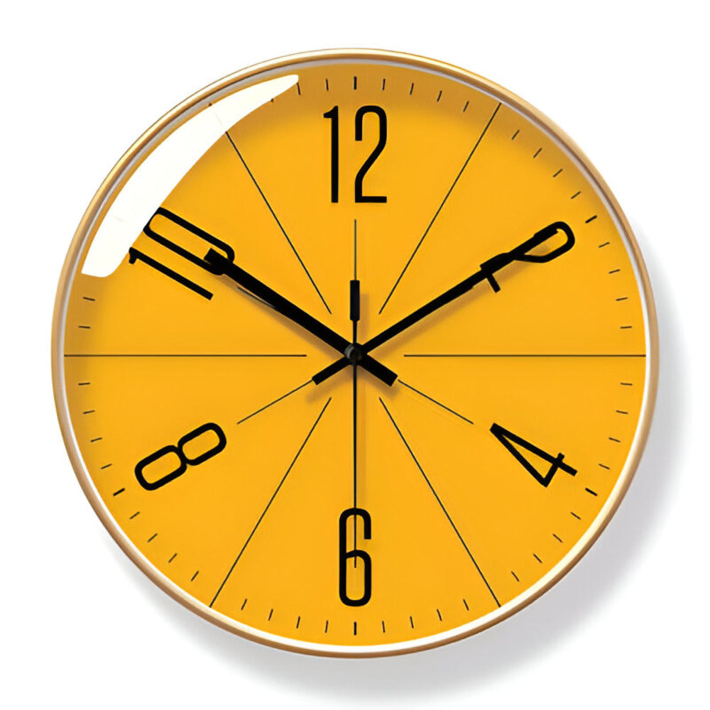Scandinavian Modern Wall Clock with Silent Movement – Minimalist Wall Clock Decor for Home and Office 6