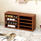 Scandinavian Pine 4-Tier Storage Shelf - Durable, Space-Saving Organizer 1