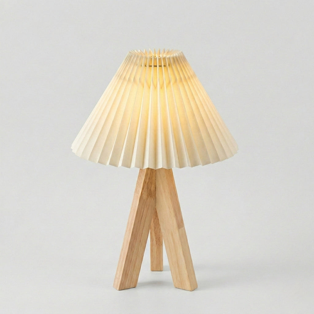 Scandinavian Table Lamp - Geometric Design for Bedside or Desk Use 0