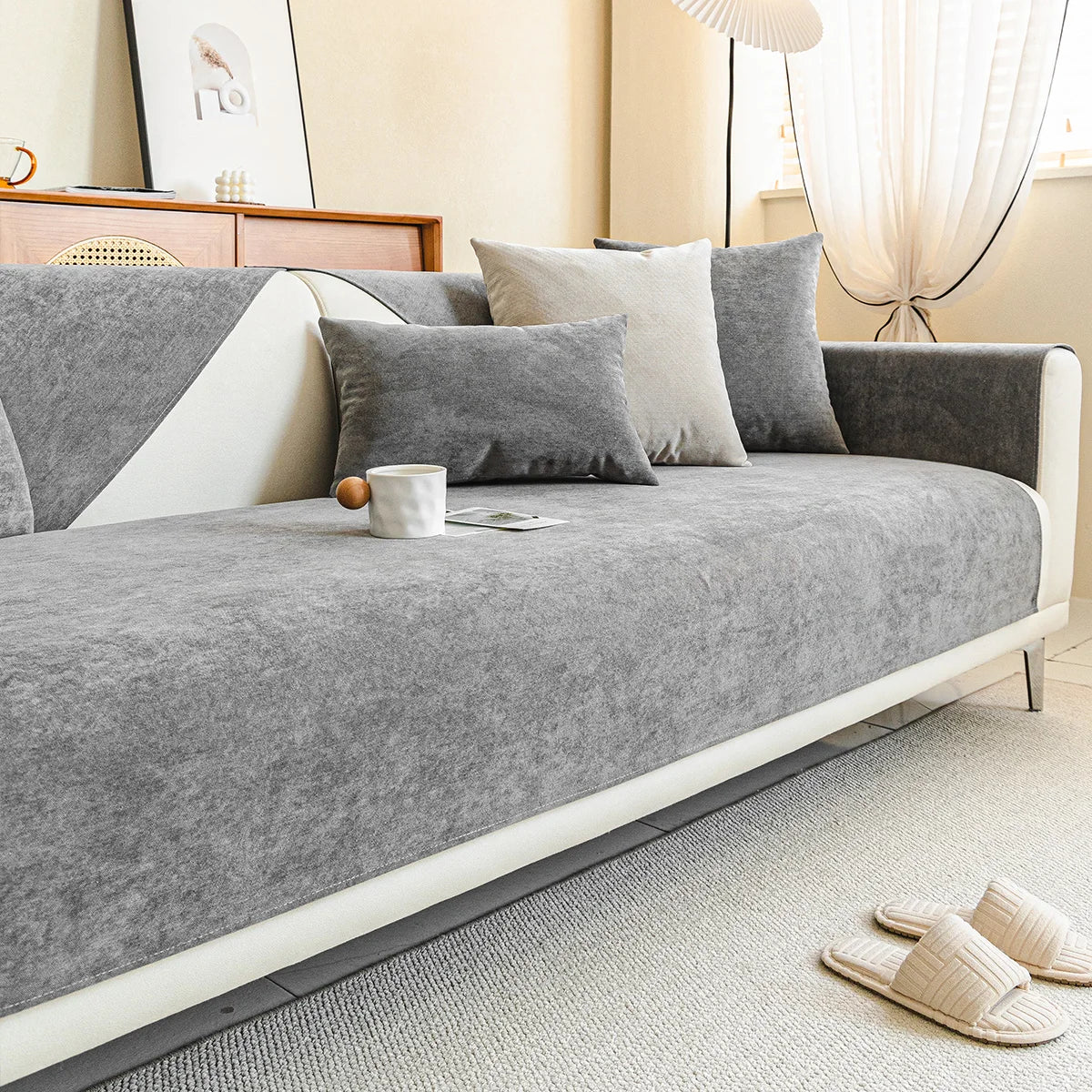 Scratch Resistant Sofa Cover - Eco-Friendly, Easy to Clean, Pet-Friendly 6
