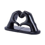 Sculptural Bookends - Elegant Heart Design for Stylish Organization 0