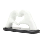 Sculptural Bookends - Elegant Heart Design for Stylish Organization 4