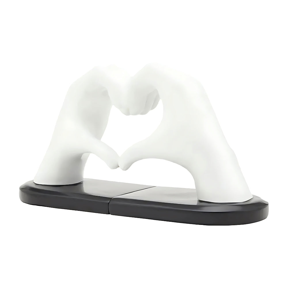 Sculptural Bookends - Elegant Heart Design for Stylish Organization 4