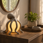 Sculptural Octopus Accent Light - Warm Ambient Glow for Unique Decor 6