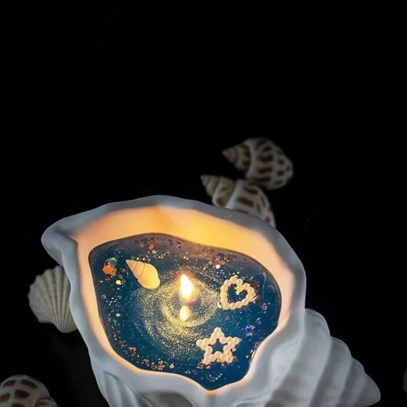 Sea Shell Scented Candle - Best Smelling Coastal Aromatherapy 3