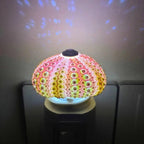 Sea Urchin Table Lamp - Unique Battery Operated Nightstand Light 4