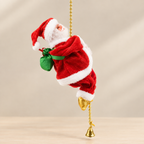 Seasonal Decoration Climbing Rope Santa Plastic Battery Powered Indoor 1