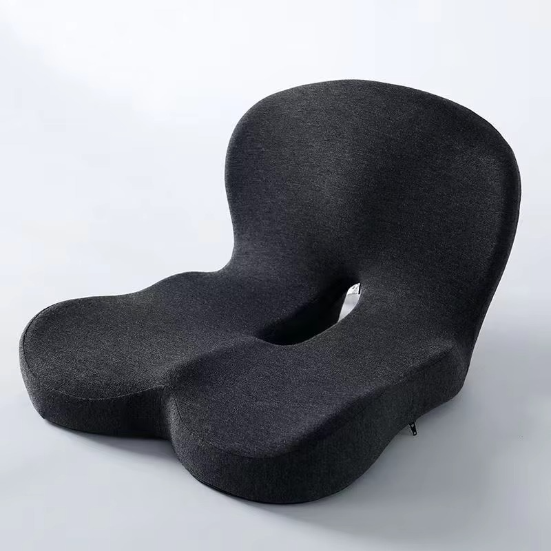 Seat Cushion Foam Removable Cover Backrest, Comfort & Posture Improvement 5