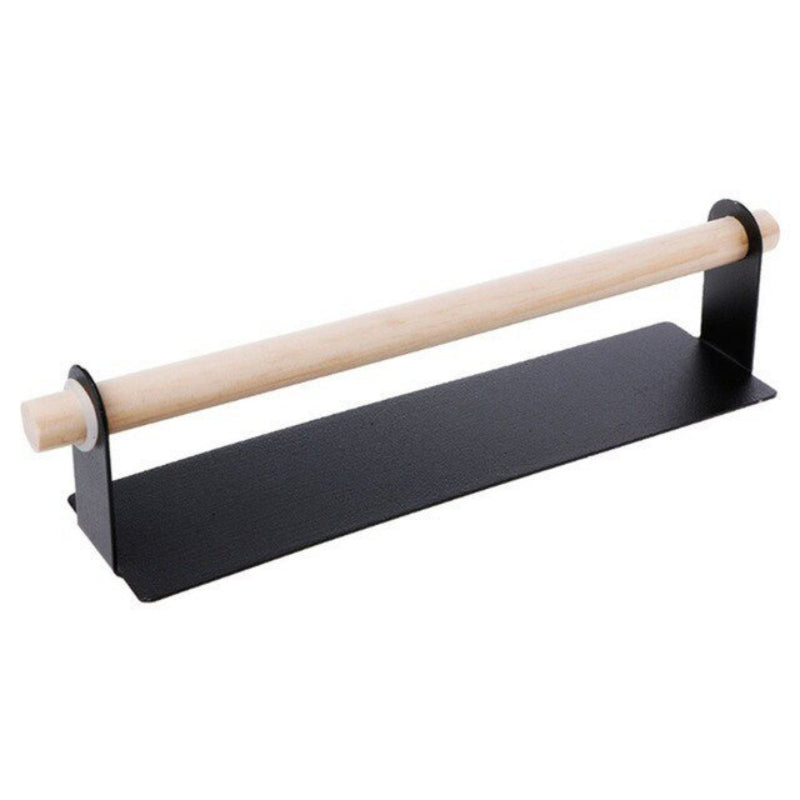 Self-Adhesive Towel Holder - Durable Iron & Wood for Kitchen Efficiency 0