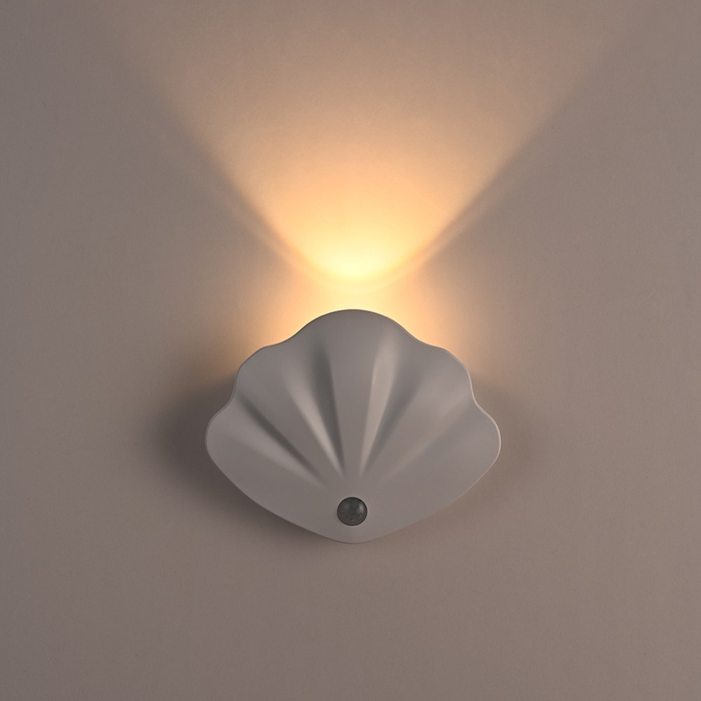 Shell Motion Sensor Light - USB Rechargeable, Energy Efficient Illumination 4