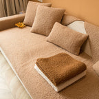 Sherpa Sofa Cover - Soft, Anti-Slip Protection for Couch Comfort 4