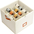 Shoe Organizer Box - Space-Saving Dustproof Storage for 16 Pairs 1