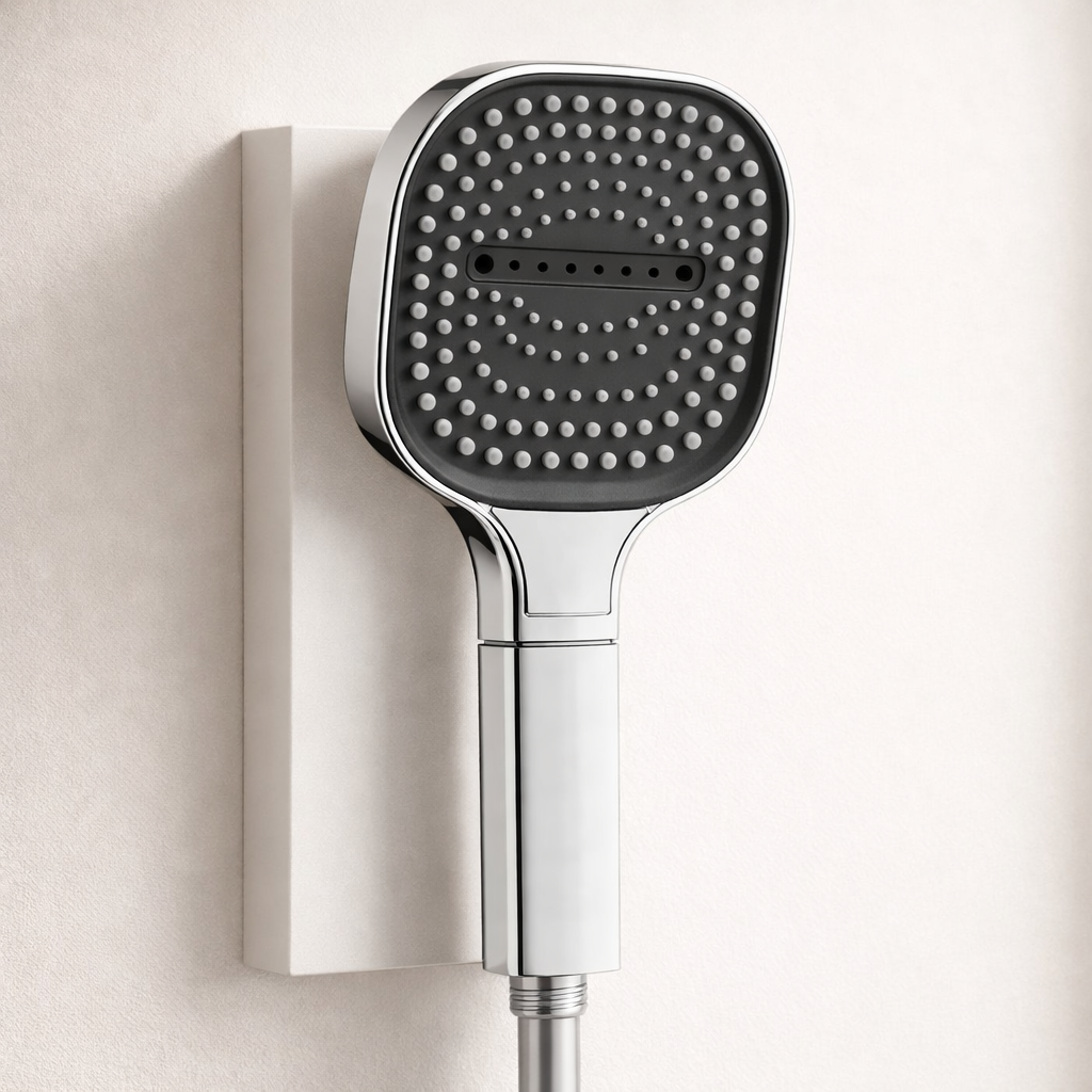 Shower Head Handheld Stainless Steel Filter Adjustable Spray Modes