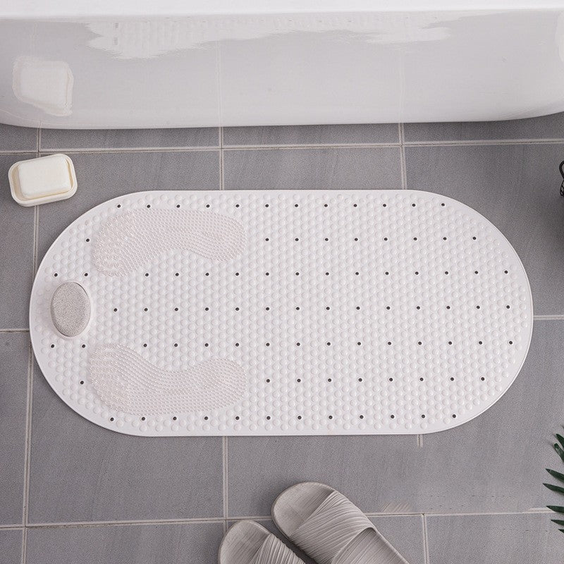 Shower Mat Non Slip 40 x 80 cm Suction Cup Textured Surface, Safe Exfoliating Design 10