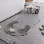 Shower Mat Non Slip 40 x 80 cm Suction Cup Textured Surface, Safe Exfoliating Design 7
