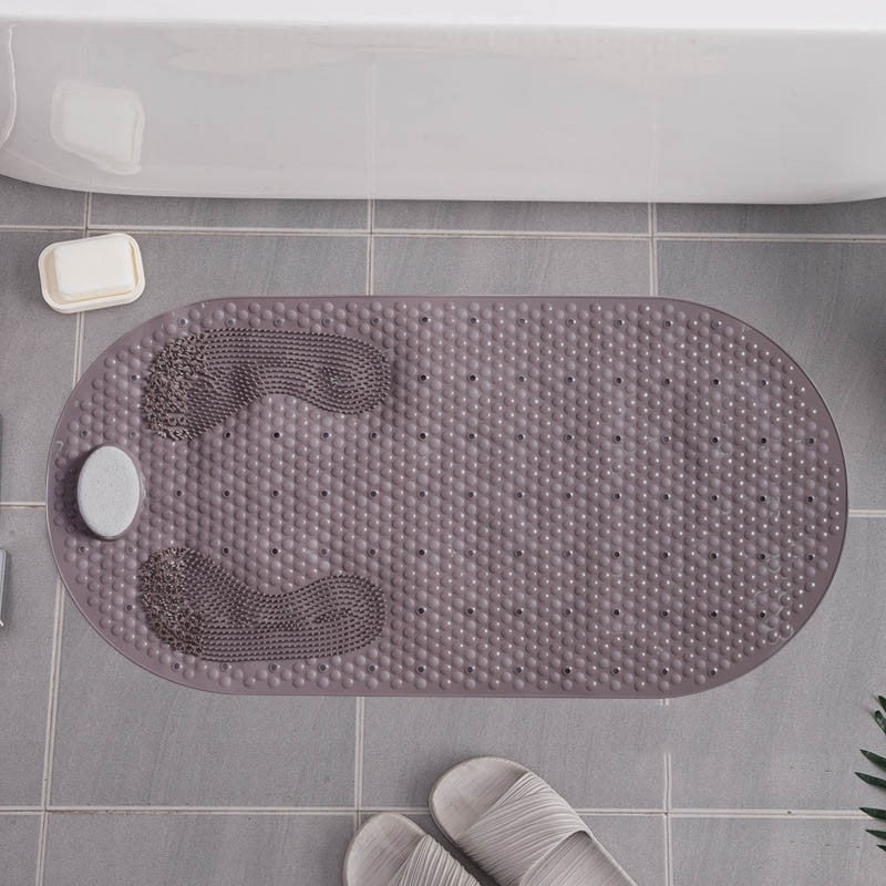 Shower Mat Non Slip 40 x 80 cm Suction Cup Textured Surface, Safe Exfoliating Design 9