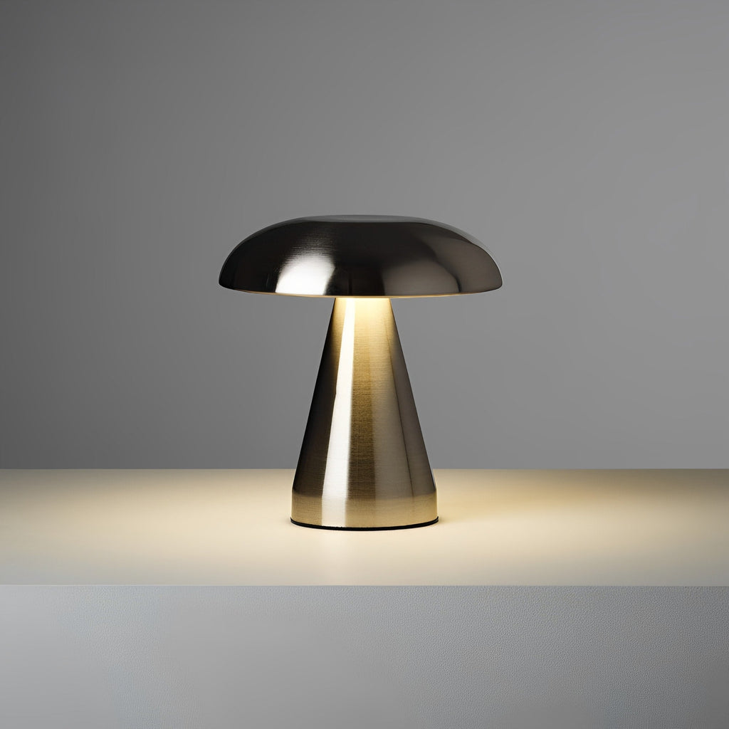 Shroomdern Table Lamp - Retro USB Design for Desk & Nightstand Use 3