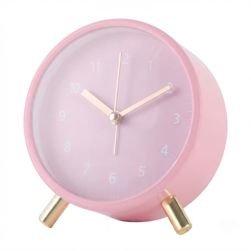 Silent Alarm Clock Quartz Movement Compact Design 06