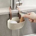 Silicone Hanging Dish Drainer - Space-Saving & Durable Sink Organizer 3