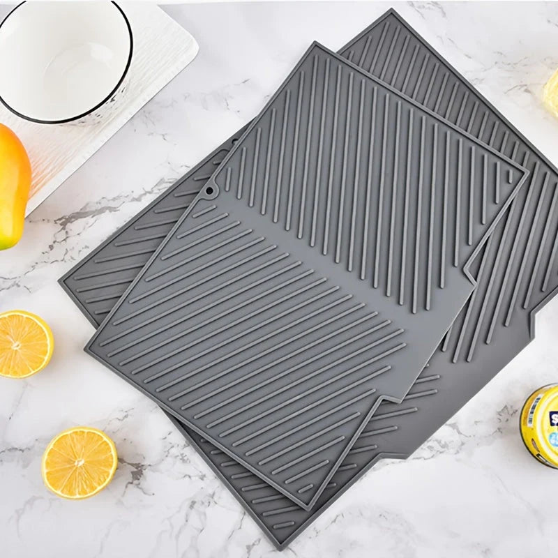 Silicone Kitchen Mat - Non-Slip, Heat Resistant, Foldable Design 2
