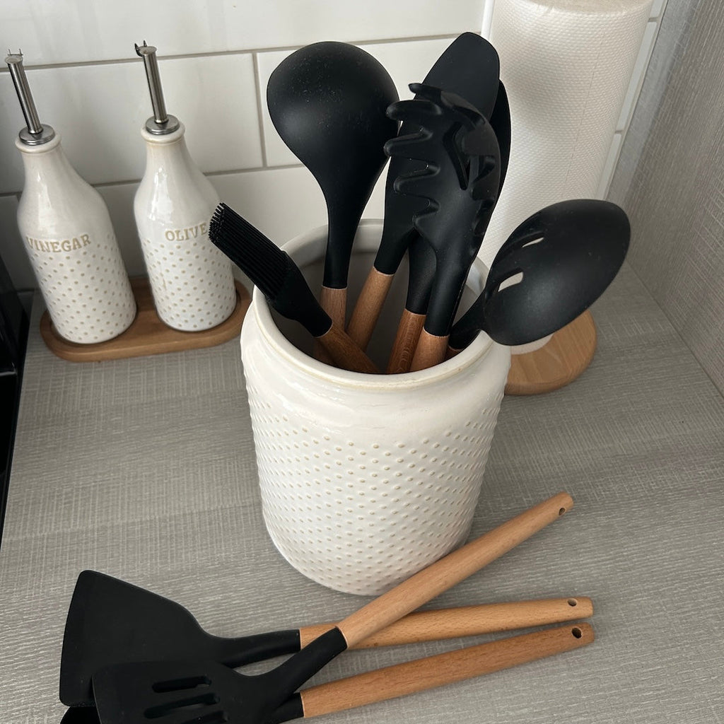 Silicone Utensil Set - Durable, Heat-Resistant Kitchen Utensils 1