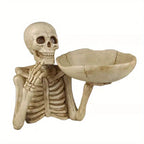 SkeletonServe Decorative Tray - Durable Skull Design for Keys & Snacks 5