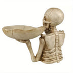 SkeletonServe Decorative Tray - Durable Skull Design for Keys & Snacks 6