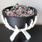 Skeleton Candy Bowl - Durable Halloween Decor for Indoor Celebrations 1