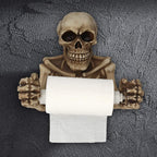 Skull Toilet Paper Holder - Unique Gothic Design with Durable Mounting 0