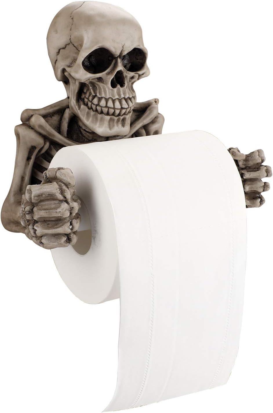 Skull Toilet Paper Holder - Unique Gothic Design with Durable Mounting 2