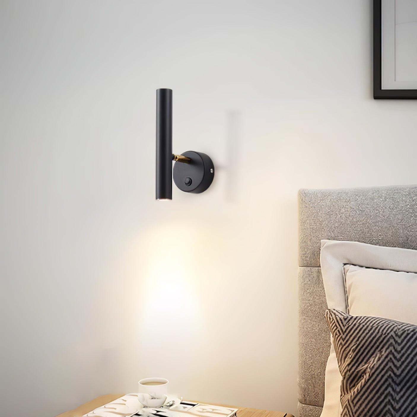 Slender Adjustable Wall Lamp with Integrated LED, Black Finish – Modern Sconce Light for Indoor Spaces 3