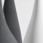 Slim Ceramic Vases - Modern Black & White Design for Elegant Décor 4