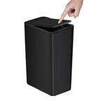 Slim Press-Top Trash Can 10L - Compact & Odor-Resistant Design 0