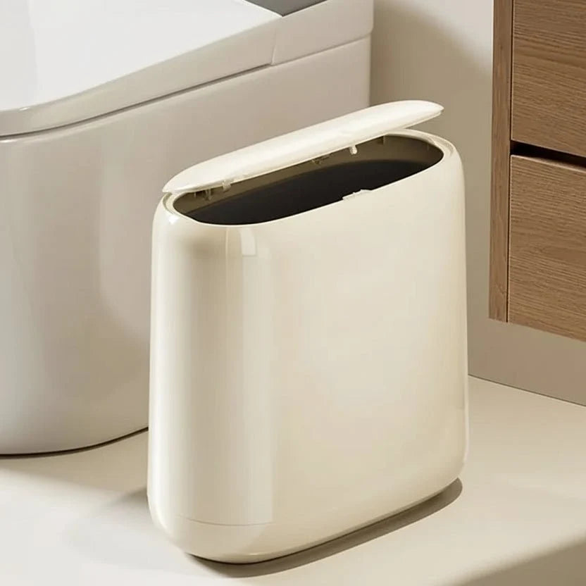 Slim Trash Can for Narrow Spaces – Space-Saving Design 1