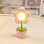 Small Flower Table Lamp - Soft Glow Ideal for Bedside or Bedroom 0