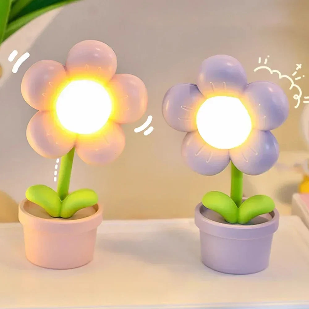 Small Flower Table Lamp - Soft Glow Ideal for Bedside or Bedroom 6